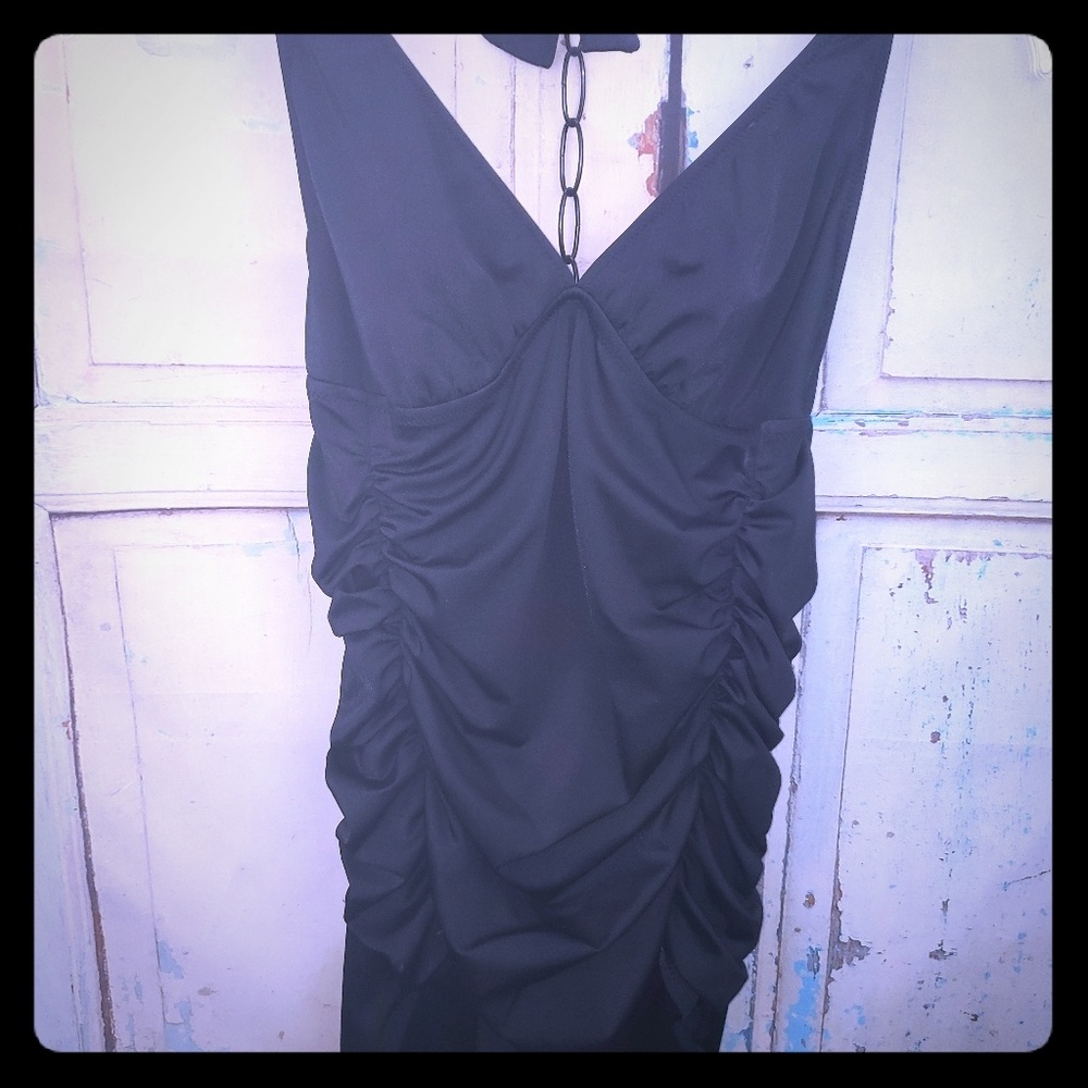 J. Crew womens one piece black bathing suit 12